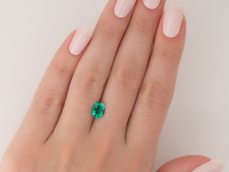 2Ct Elongated Cushion Cut Lab Created Emerald Online Hot Sale