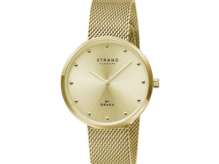 Calista Gold Watch by Obaku Hot on Sale