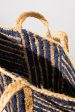 Striped Jute Tote Cheap