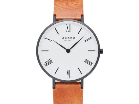 Stainless Steel Folie Tawny Men s Watch by Obaku For Discount