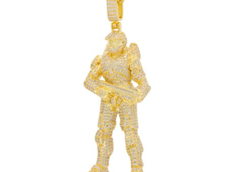 Halo x King Ice - Master Chief Necklace Fashion