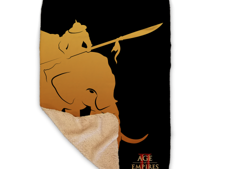 Age of Empires II: DE  Elephant Rider Sherpa Blanket Online Hot Sale