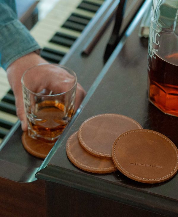 Leather Coasters, Set of 4 Online Hot Sale