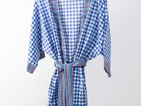 Gingham Robe and Scrunchie For Sale