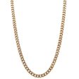 Estate 14K Yellow Gold 3.15mm Cuban Chain Necklace Online now