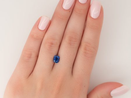 1.5Ct Elongated Cushion Cut Lab Created Sapphire For Cheap