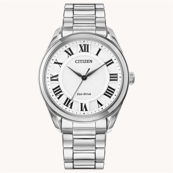 Stainless Steel Eco Drive Arezzo Women s Watch by Citizen For Cheap