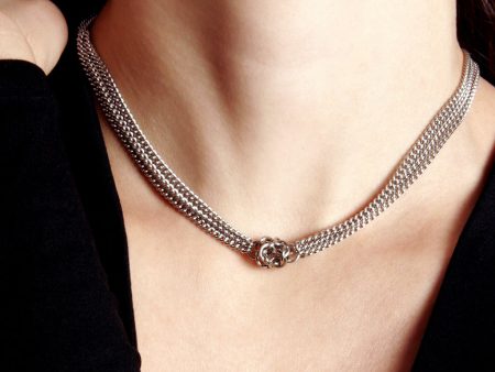 SLINKY Single Knot Necklace on Sale