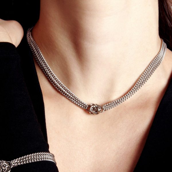 SLINKY Single Knot Necklace on Sale