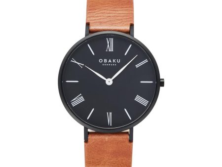 Stainless Steel Folie Tan Men s Watch by Obaku Online Sale