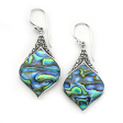 Sterling Silver Abalone Drop Earrings Discount