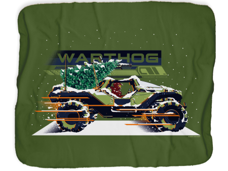 Halo  Happy Halodays  Warthog Sherpa Blanket Online Hot Sale