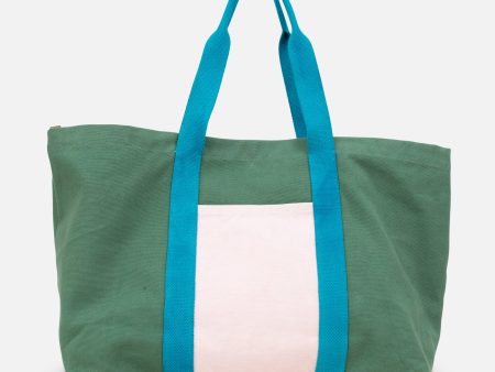 Canvas Colorblock Carryall Online Hot Sale