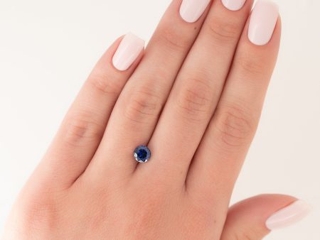 1Ct Round Cut Lab Created Sapphire Fashion