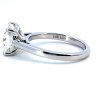 14K White Gold 3.07ctw Square Cushion Lab Diamond Solitaire Engagement Ring Online Sale