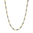 IP Black & Yellow Gold Figaro Chain Men s Necklace Online now