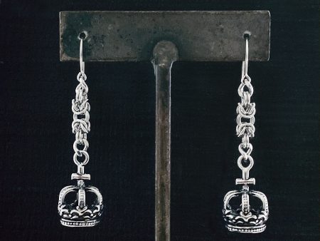 ROGUE Crown Drop Earrings Fashion