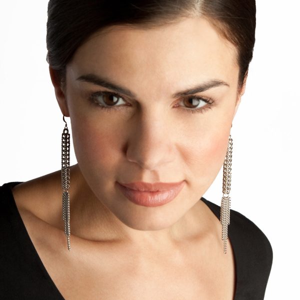 SLINKY Long Rope & Tassel Earrings Hot on Sale