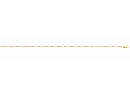 14K Yellow Gold 1.50mm Cable Chain Necklace Online Sale