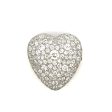 Estate Platinum & 14K Yellow Gold 11.98ctw Diamond Victorian Heart Pendant Brooch Sale