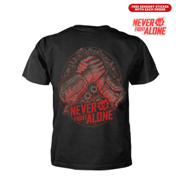 Gears of War  Never Fight Alone  Year 3 Tee Sale