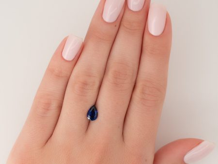 1.5Ct Pear Cut Lab Created Sapphire Fashion