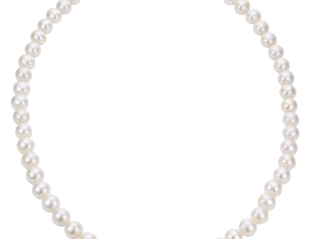 14K Yellow Gold 5-5.5mm Freshwater Pearl Strand Necklace For Cheap