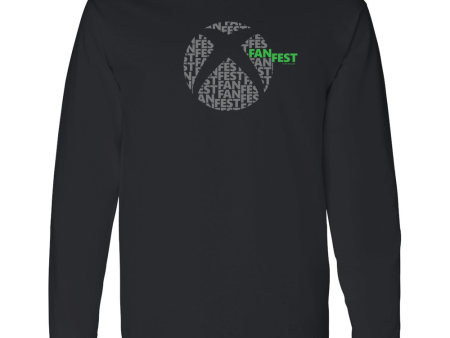 Xbox FanFest Wordmark Sphere Long Sleeve T-shirt Discount