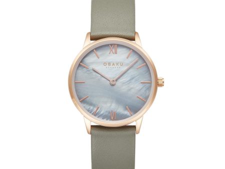 Rose Gold Tone Bellis Pebble Women s Watch by Obaku on Sale