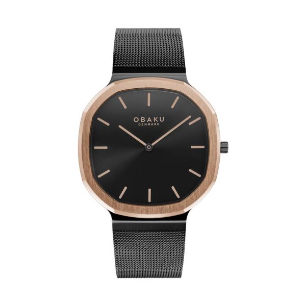 IP Black Oktant Shadow Men s Watch by Obaku Discount