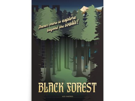 Age of Empires Black Forest Travel Poster Supply