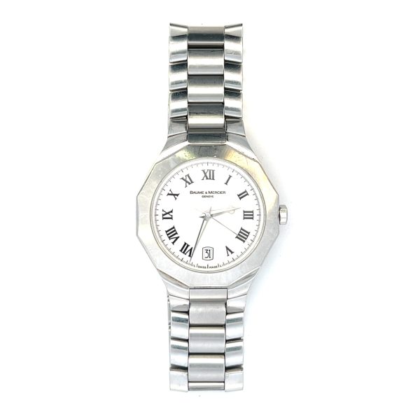 Stainless Steel Baume & Mercier Riviera 65470 Quartz Watch Online