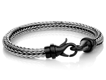 Stainless Steel Gunmetal IP Rounded Box Chain Men s Bracelet Supply