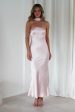 Alice Soft Satin Maxi Dress | Light Pink on Sale