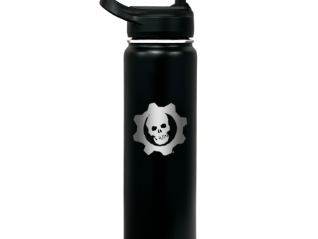 Gears of War Crimson Omen Laser Engraved Water Bottle Fashion